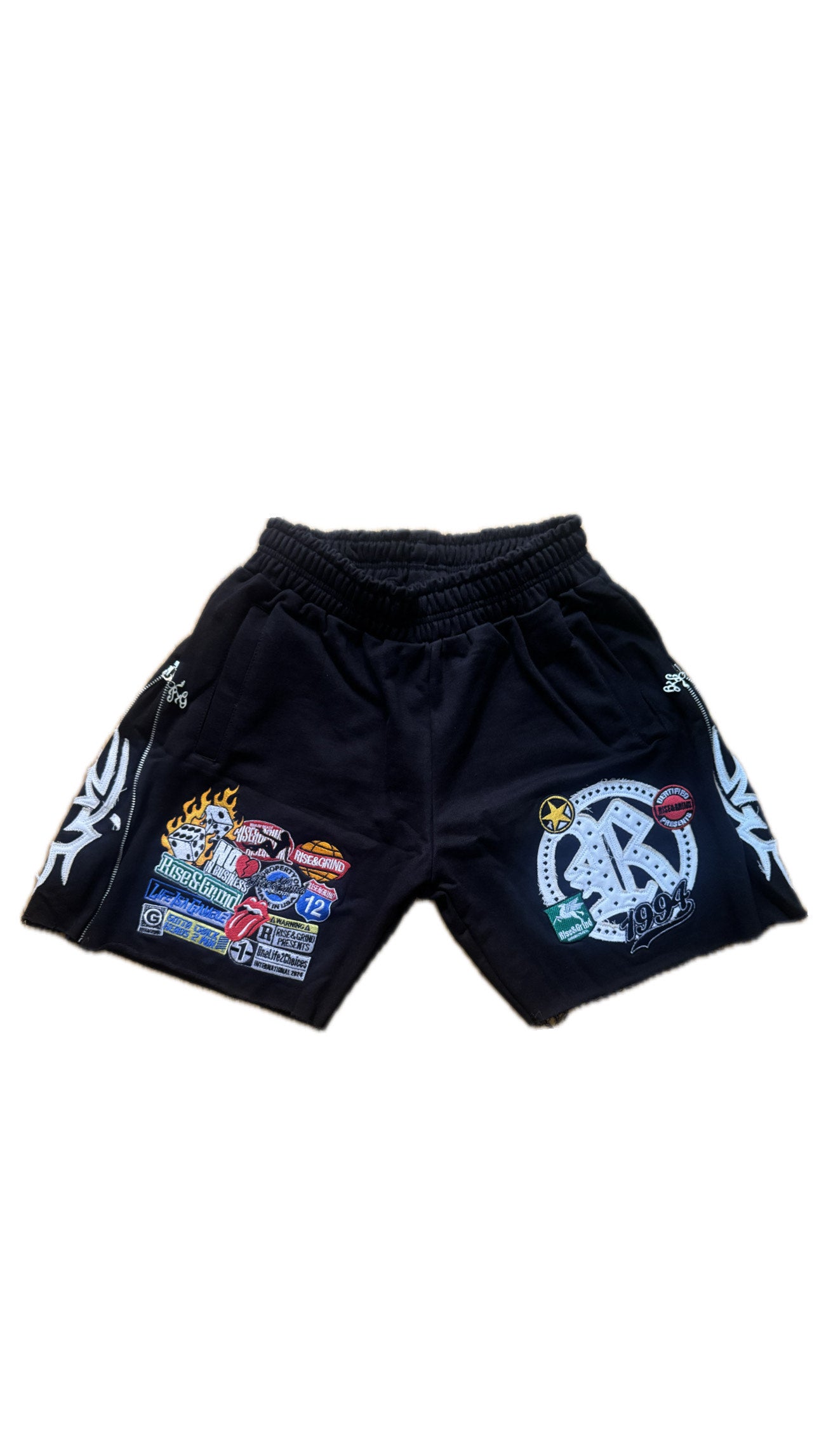 RISEANDGRIND PATCH SHORTS