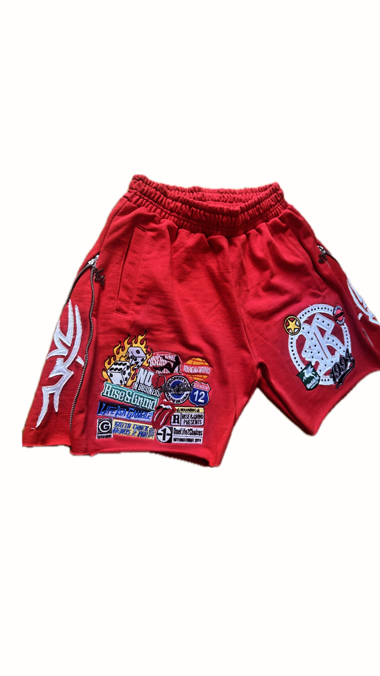 RISEANDGRIND PATCH SHORTS