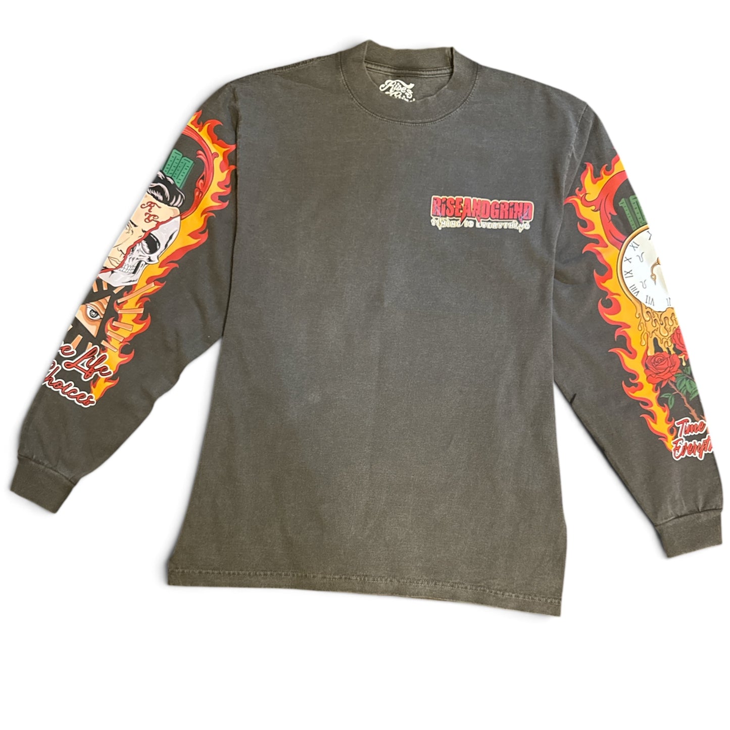 YOUR GRIND IS A TERRIBLE THING TO DELAY LONG SLEEVE